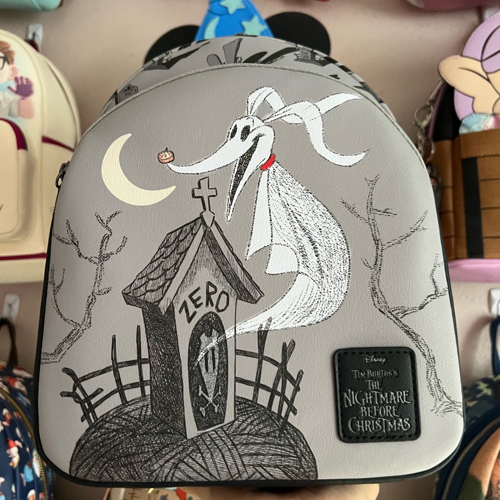 Loungefly Disney Tnbc Zero Mini Backpack Gem